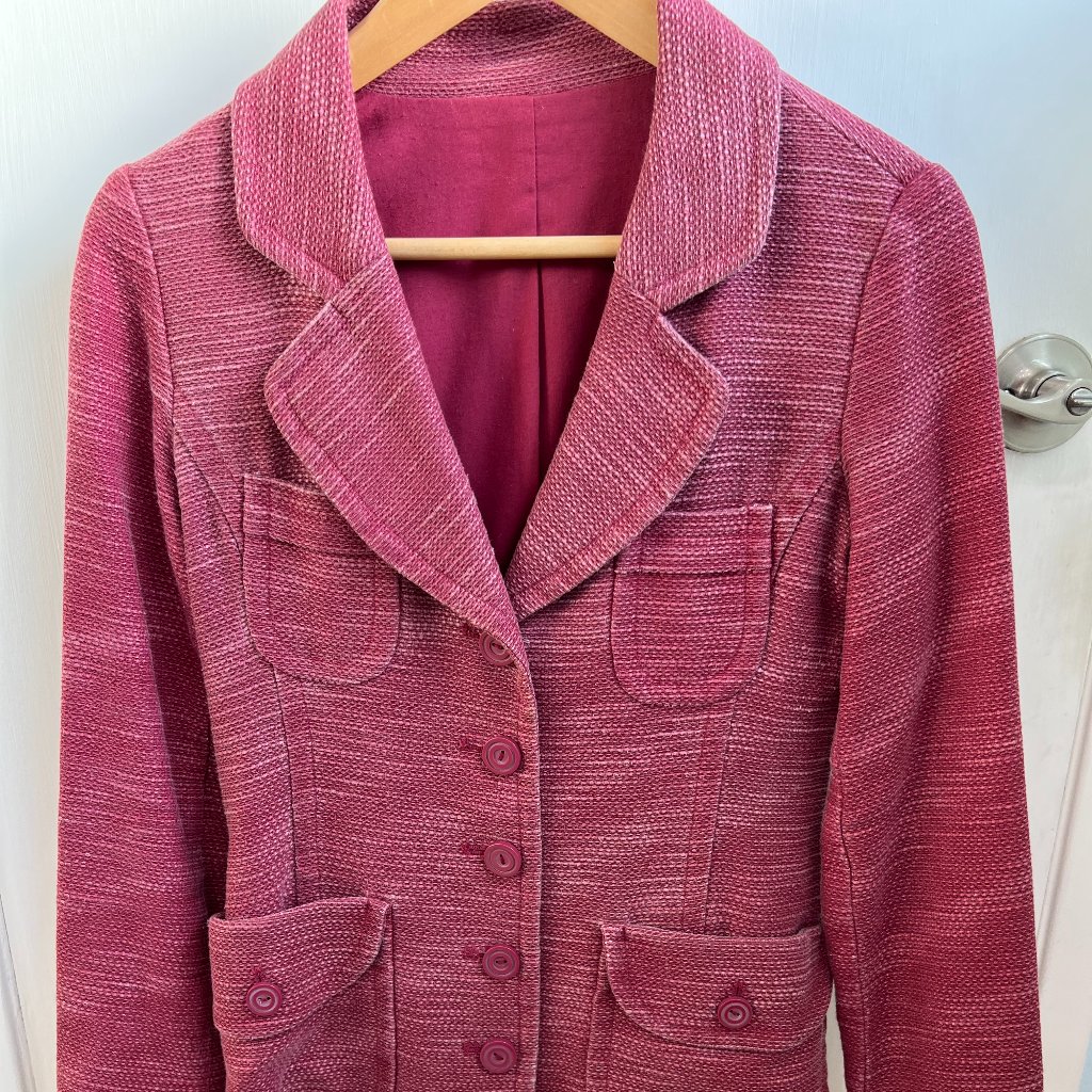 Vintage Red Peacoat